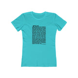 Women's "Jesus" T-Shirt (Dark on Light)