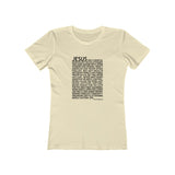Women's "Jesus" T-Shirt (Dark on Light)