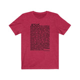 Men's "Jesus" T-Shirt (Dark on Light)