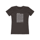 Women's "Jesus" T-Shirt (Light on Dark)