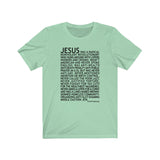 Men's "Jesus" T-Shirt (Dark on Light)