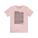 Men's "Jesus" T-Shirt (Dark on Light)