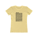 Women's "Jesus" T-Shirt (Dark on Light)