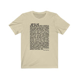 Men's "Jesus" T-Shirt (Dark on Light)