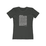 Women's "Jesus" T-Shirt (Light on Dark)