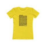 Women's "Jesus" T-Shirt (Dark on Light)