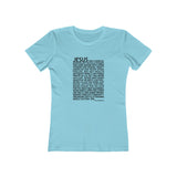 Women's "Jesus" T-Shirt (Dark on Light)
